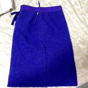 Louis Vuitton Knee-Length Purple Skirt Size 38